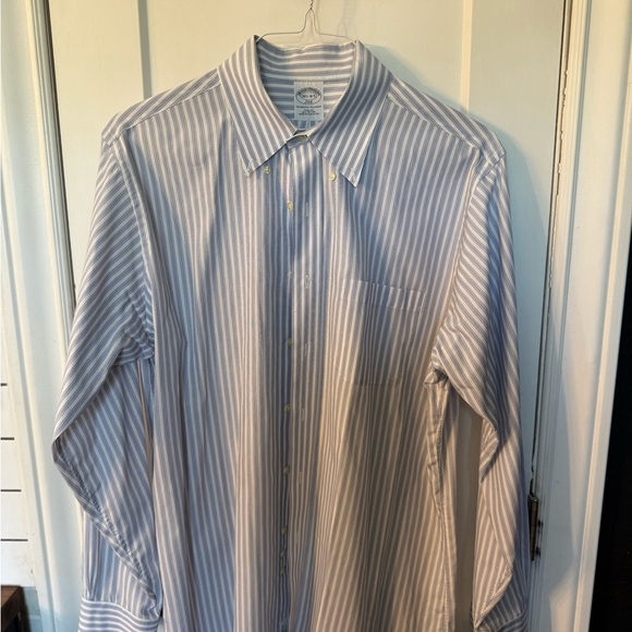 BROOKS BROTHERS Dress Shirts (16.5, Blue, Cotton) - Picture 2 of 5